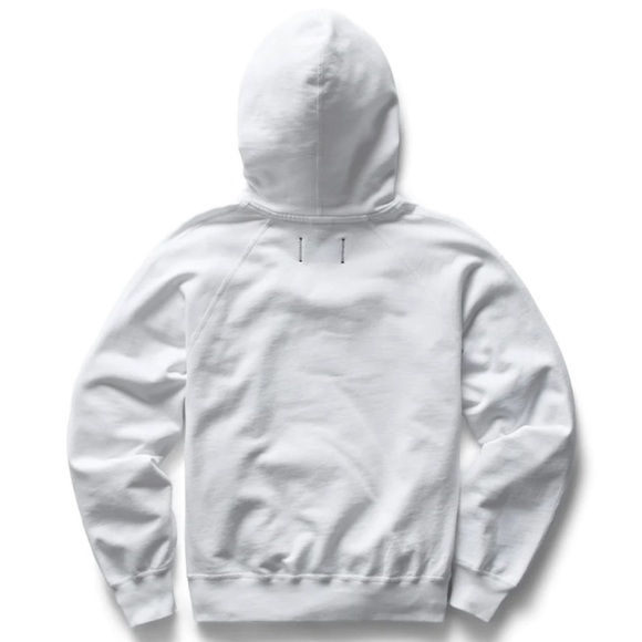 NWT Reigning Champ Lightweight Relax Terry Pullover Hoodie XS White - Picture 5 of 5